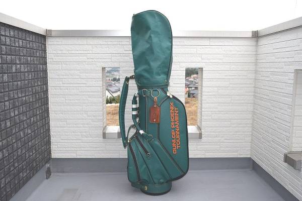 新品! DUNLOP PHOENIX TOURNAMENTキャディバッグ グリーン DUNLOP 美品
