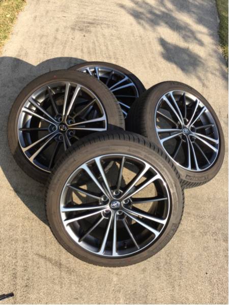 86 BRZ 純正 】17 7J+48 5H-100 ZN6 ZC6 タイヤホイールセット 17