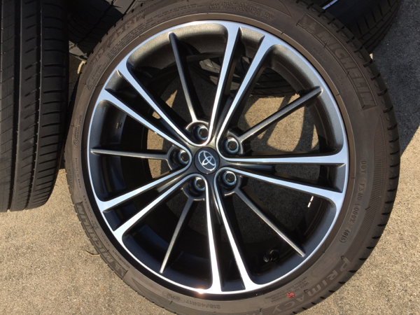 86 BRZ 純正 】17 7J+48 5H-100 ZN6 ZC6 タイヤホイールセット