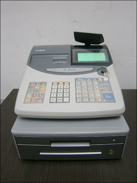 カシオレジスター TE-3000 です 【公式通販】
