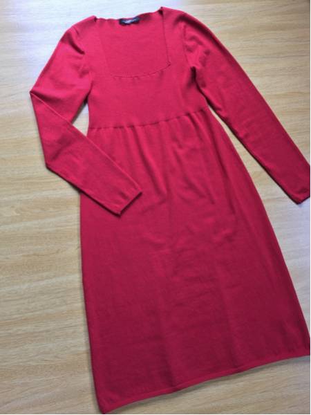 MM weekendline かわいい！シルクとウールのチュニックワンピL