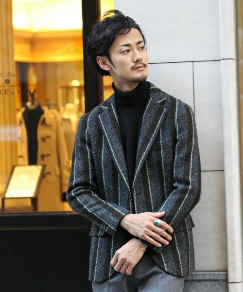美品 2026年最新Yahoo!オークション tweed EDIFICE×Harris -edifice 