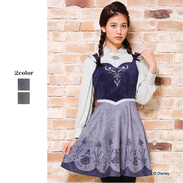 【お値下げ・新品タグ付】シークレットハニー アナ　ワンピース・ブラウスセット シークレットハニー アナと雪の女王 アナ ワンピース ブラウス 【公式
