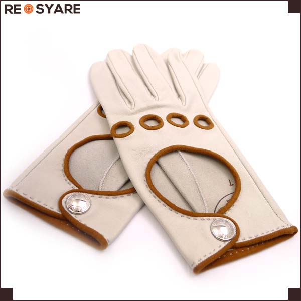 極美品*HERMES*セリエ釦*ラム*レザー*グローブ*手袋*7*20924