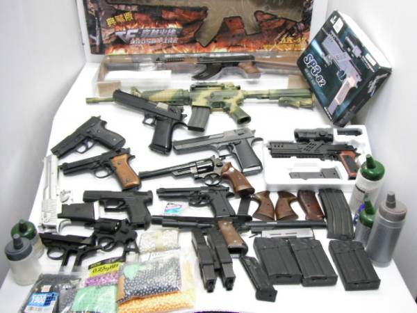 L293/電動 ガス エアーガン パーツ 超ヘビーBB弾等まとめて/大量