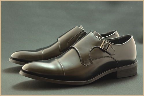 ★新品★有名ブランド★モンクストレートチップ★26BL★マッケイ