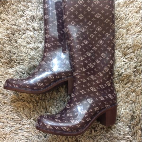 russetラシットロゴレインブーツL