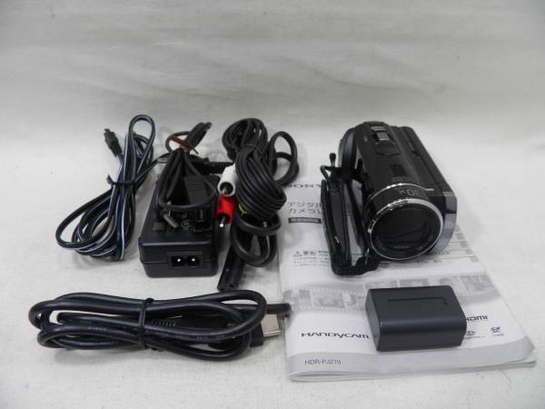 SONY デジタルHDビデオカメラレコーダー HDR-PJ210 (美品） ソニー