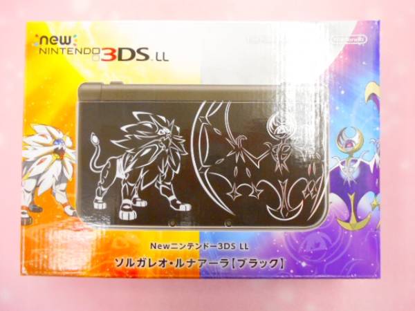 Newニンテンドー 3DS LL ソルガレオ.ルナアーラ ブラック 本体 LL New