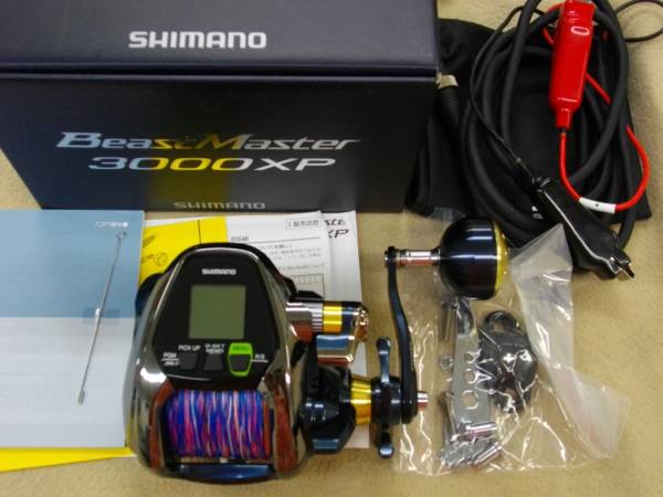 シマノ 16 ビーストマスター 3000XP 使用数回 美品 電動リール シマノ 16 ビーストマスター 3000XP 使用数回 美品 電動リール