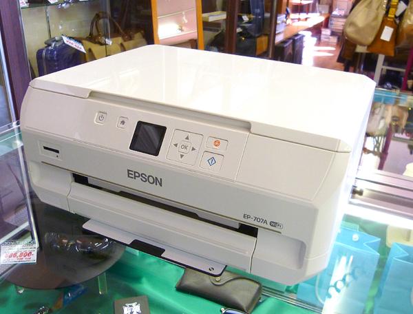 美品 EPSON 無線LAN/6色独立 A4 複合機 カラリオ EP-707A 15年製 ☆美