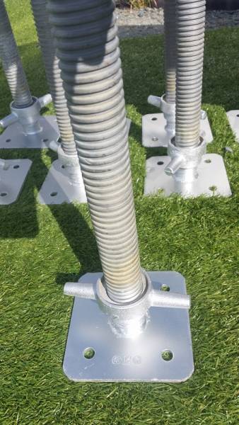 ★☆【引取限定】★パイプジャッキベース★100本【中古品】☆★