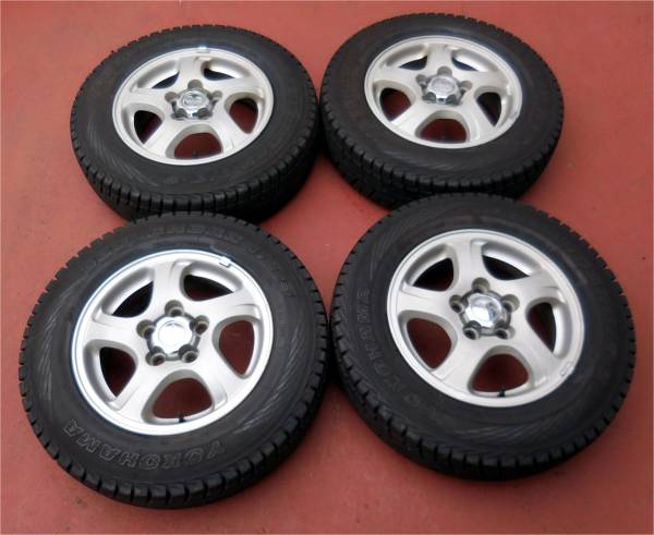 バリ山　中古スタッドレス175/80R15パジェロミニ純正アルミ付き ◇バリ山 ヨコハマ i/T-S 175/80R15 パジェロミニ純正アルミ付