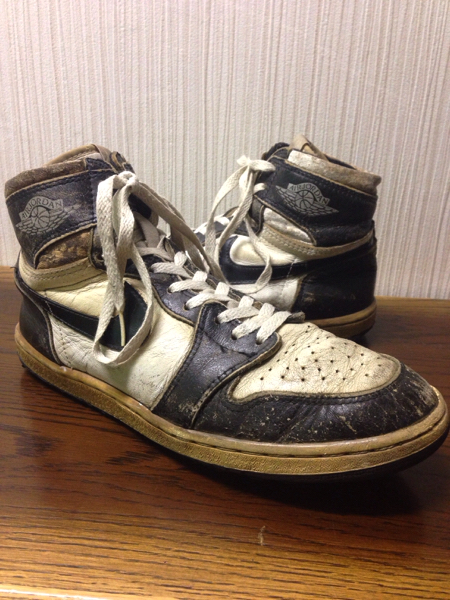 NIKE JORDAN1 オリジナル 80sビンテージ 黒白 ジョーダン ナイキ