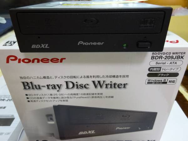 激安!!Pioneer/内蔵BD//BDR-209JBK/完全動作品（美品） コンピュータ