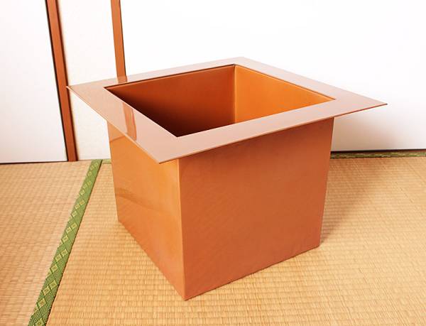 茶道具　銅製　炉壇　炉落とし 茶道具 炉壇 上（銅製）炉おとし 銅製 金属工芸 【公式通販】