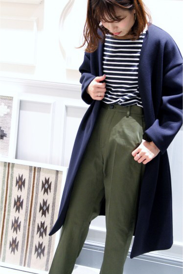 新品 未使用plage プラージュ スポンジリバーコート 36 ネイビー