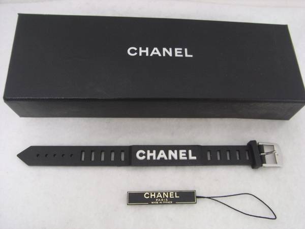 シャネル クリア CHANEL 未使用に近い♡ ブレスレット ラバー バングル