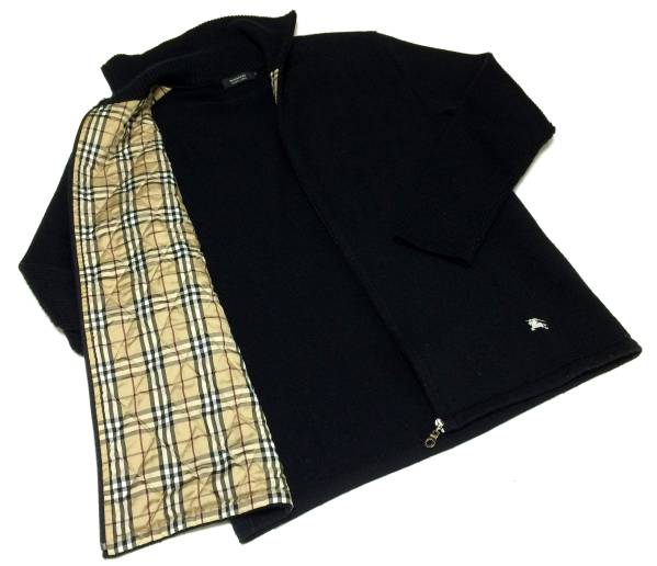 ★未使用 バーバリーブラックレーベル ニット ブルゾン
