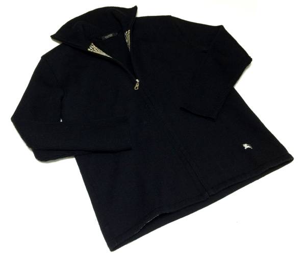★未使用 バーバリーブラックレーベル ニット ブルゾン
