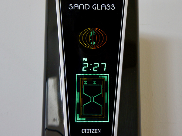 シチズン サンドグラス＊SAND GLASS CITIZEN レトロ置時計 SAND GLASS