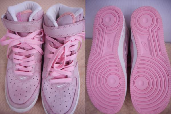 ★ＺM-876★NIKEウィメンズMID エアフォースワン 25・5ｃｍ