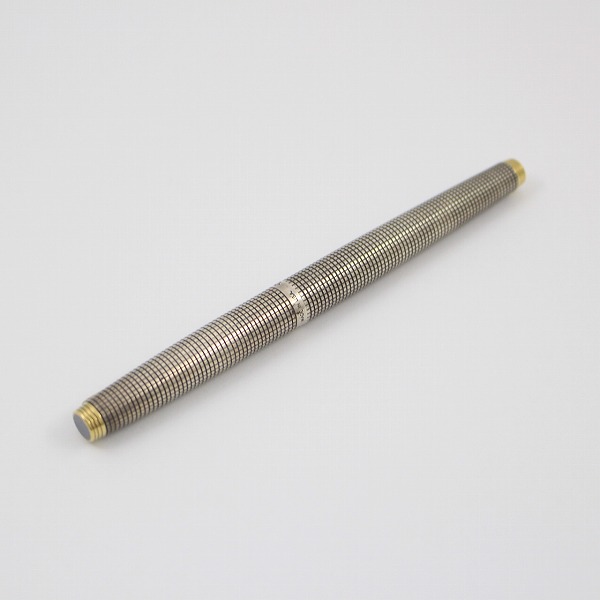 PARKER パーカー75 スターリングシルバー 万年筆 14K先 刻印入