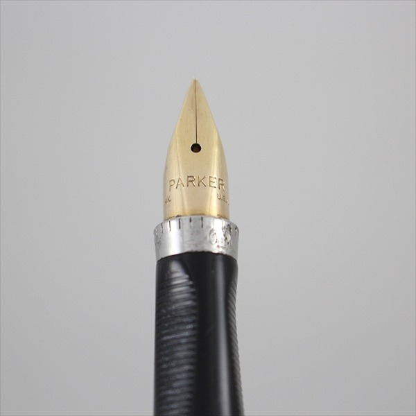 PARKER パーカー75 スターリングシルバー 万年筆 14K先 刻印入