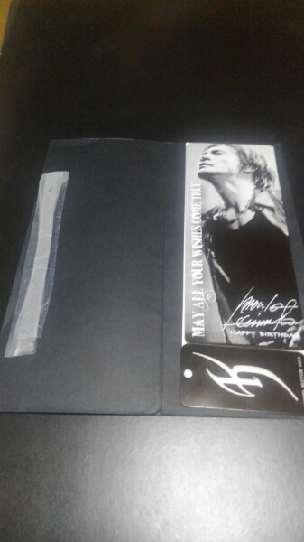 氷室京介サイン&タグネックレス