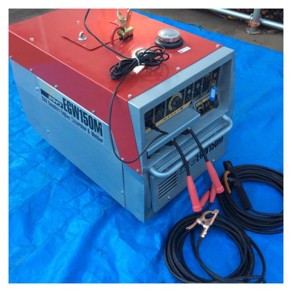 新ダイワ 防音型 発電機溶接機 EGW151MS 接着、補修、溶接 アーク溶接