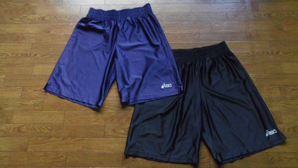 〓asics/アシックス〓バスケットハーフパンツ２点セット/M?_1