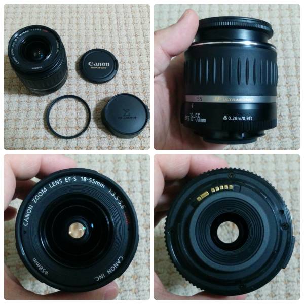 Canon EOS Kiss X7、レンズ、予備バッテリー、カバー付き_3