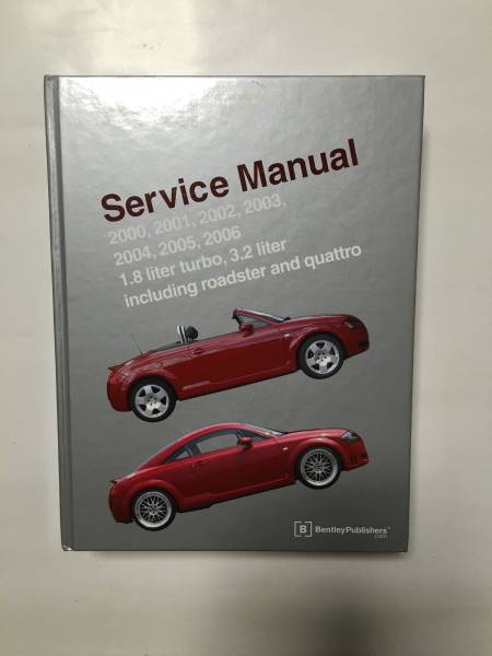 AUDI TT サービスマニュアル 2000-2006 アウディ カタログ、パーツ