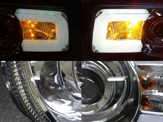 SONAR クライスラー 300C ファイバーLED ヘッドライト 左右