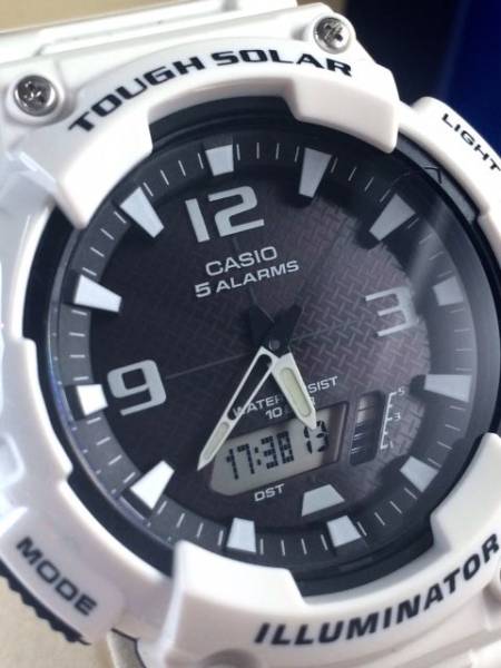 １スタ新品CASIOカシオソーラーウォッチタイプ防水時計メンズ