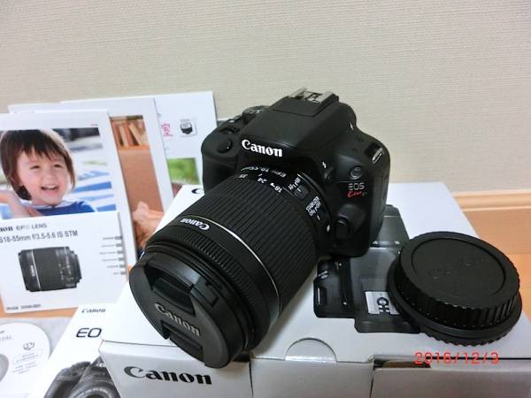 キャノン CANON EOS Kiss X7 18-55 IS STM レンズキット 美品 キヤノン