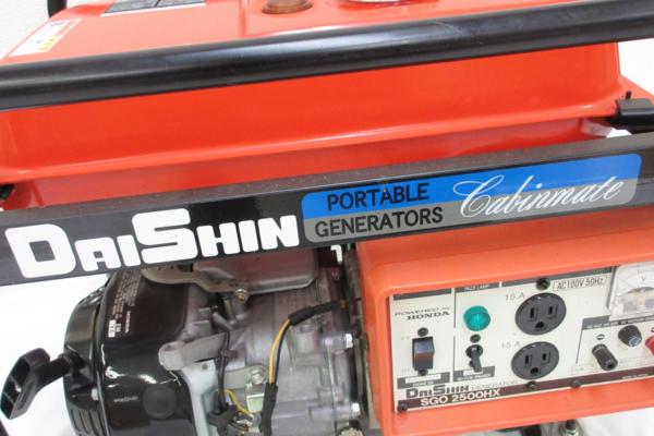DAISHIN ダイシン 発電機 SGO 2500HX 1仙40(発電機、変圧器、充電器 
