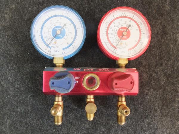 ROTEX R410A ゲージマニホールド エアコンガスチャージ