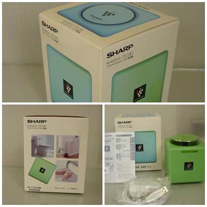 SHARP プラズマクラスター搭載 イオン発生器 IG-EX20-G