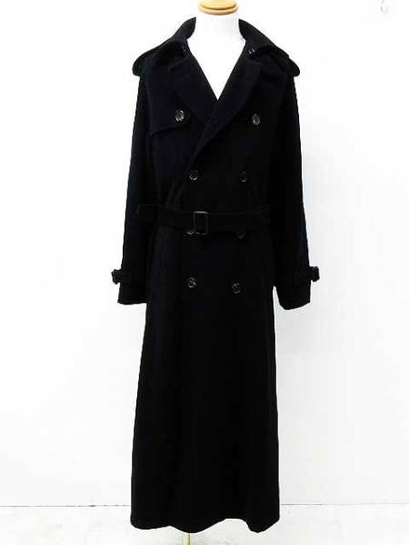 ジャンポールゴルチエ オム トレンチコート ロング ベルト 黒 48
