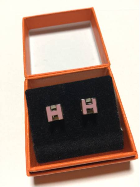 エルメス カージュドアッシュHキューブピアス