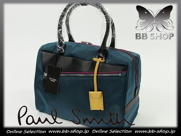 ◆2170◆ポールスミス 本物新品ステッチボストントートバッグ