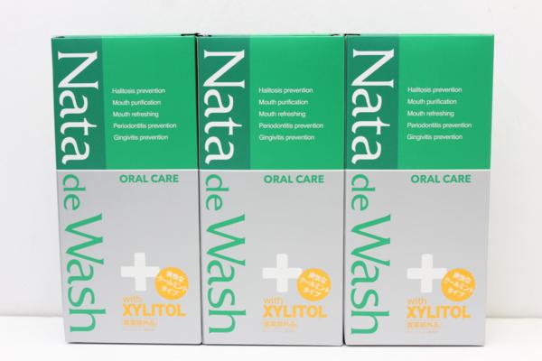 液体歯磨き ナタデウォッシュ 爽快なクールミント 500ml × 3本