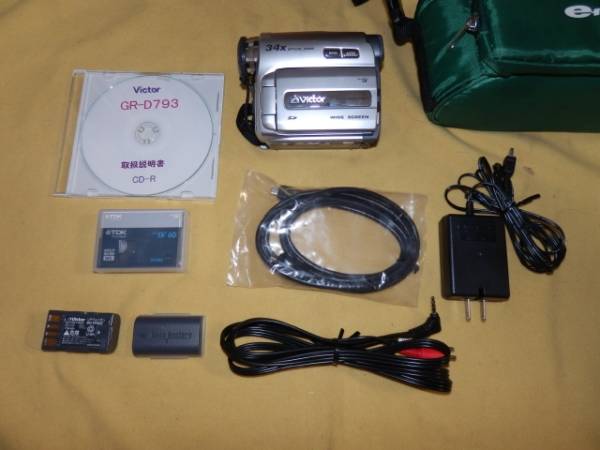 [動作品]録画・再生・ＯＫ◆ビクター　ＧＲ－Ｄ７９３　極上品