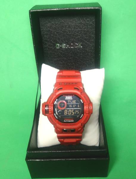 G-SHOCK 赤ライズマン 美品GW-9200RDJ-4JF RISEMAN !送料込! 【公式通販】