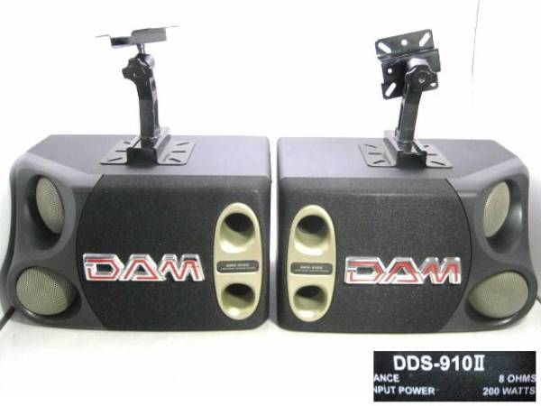◇第一興商 DAM スピーカー DDS-910Ⅱ/ L・Rセット金具有◇ 【公式通販】