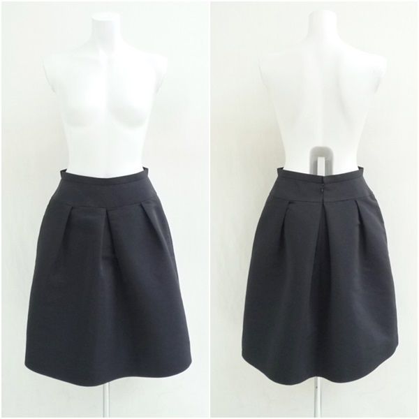 S2 VERY掲載 銀座マギー ラルクアンシェル ふんわり スカート 黒