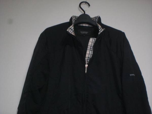 ☆バーバリーブラックレーベル＊お洒落なノバ入りブルゾン☆ BURBERRY