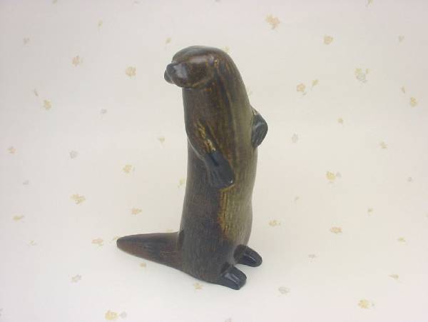 稀少 2500体限定 リサラーソン WWF カワウソ Lisa Larson utter