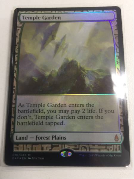 Temple Garden Garden》[EXP] 土地R | Foil《寺院の庭⁄Temple MTG